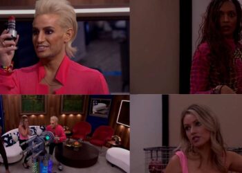 Still cuts from the promo of Big Brother Reindeer Games (Credits: CBS)