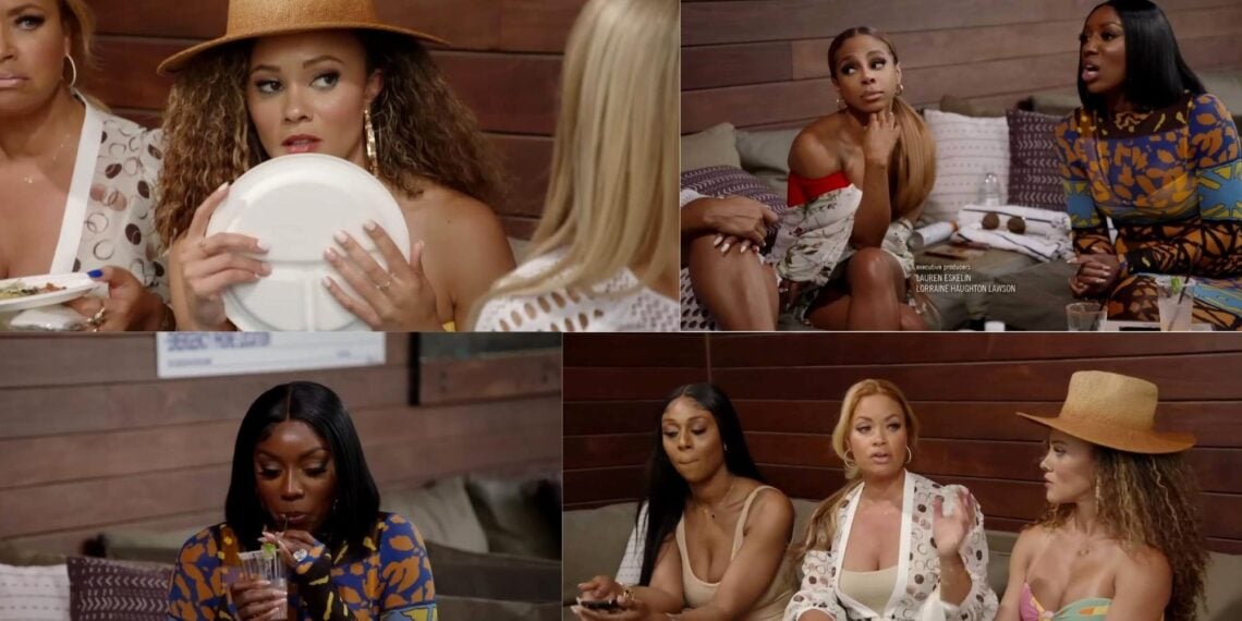 Still cuts from the recent episode of the show, RHOP (Credits: Bravo)