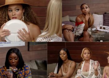 Still cuts from the recent episode of the show, RHOP (Credits: Bravo)