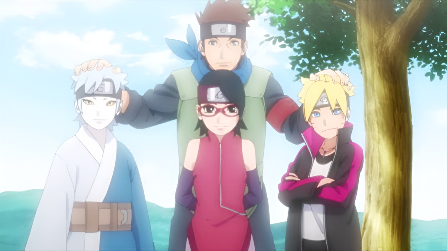 Team 7 from Boruto Naruto Next Generations 
