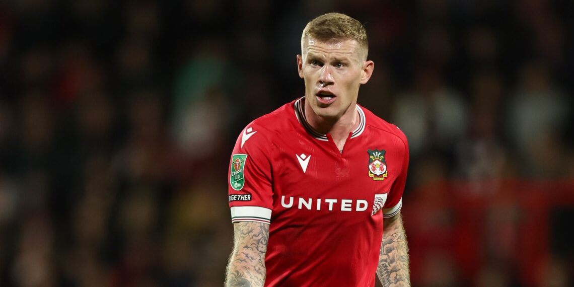 James McClean of Wrexham AFC