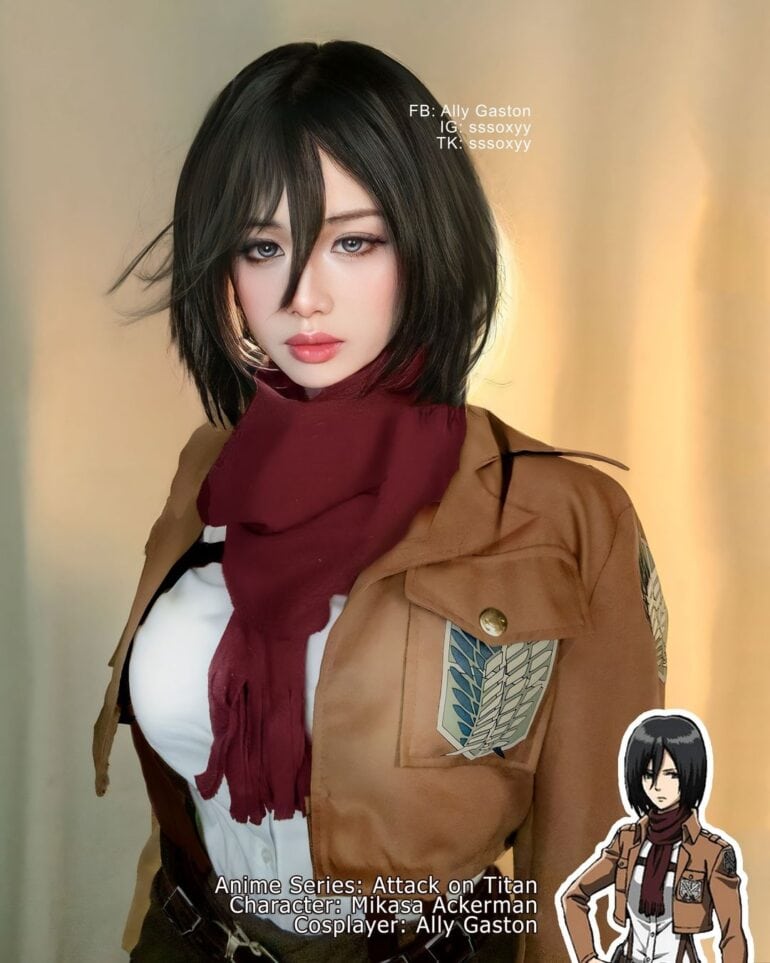 Mikasa Cosplay from Attack On Titan
