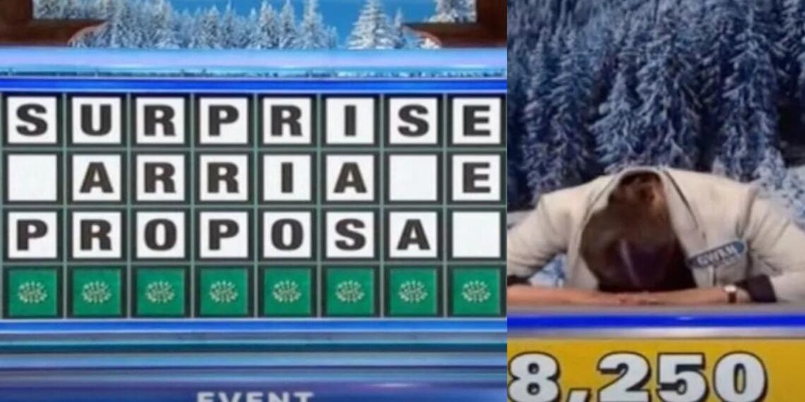 Wheel Of Fortune Marriage Proposal