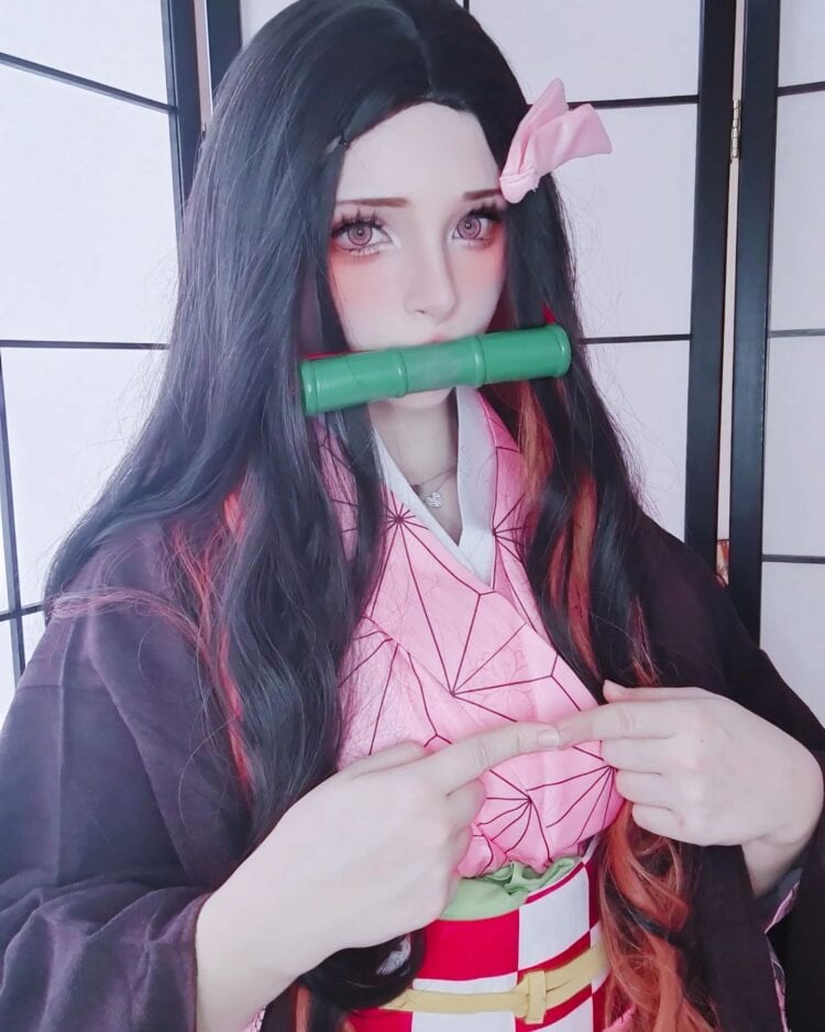 25 Nezuko Cosplay From Demon Slayer - OtakuKart