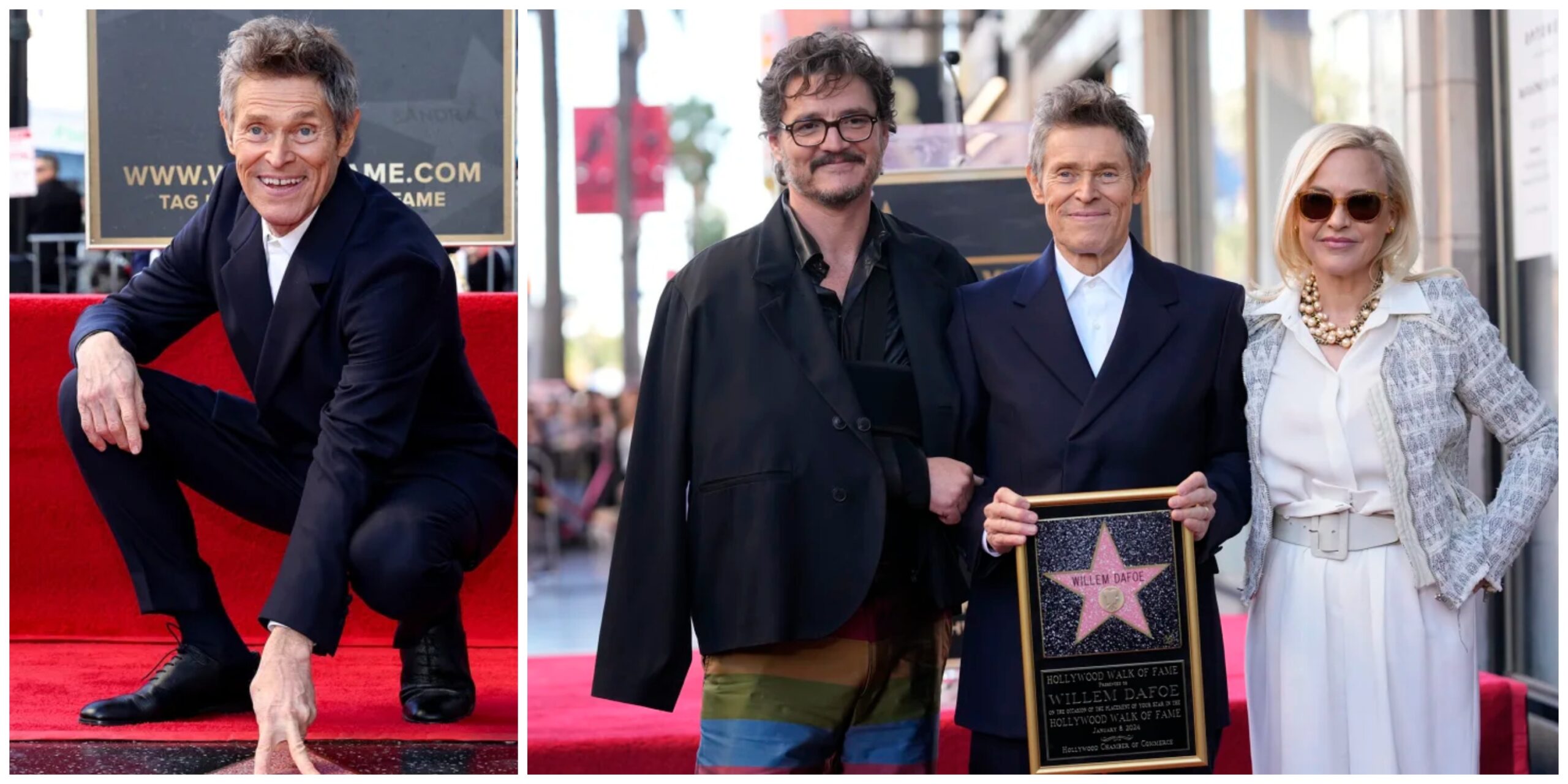 Actor Willem Dafoe receives first Hollywood Walk of Fame star of 2024