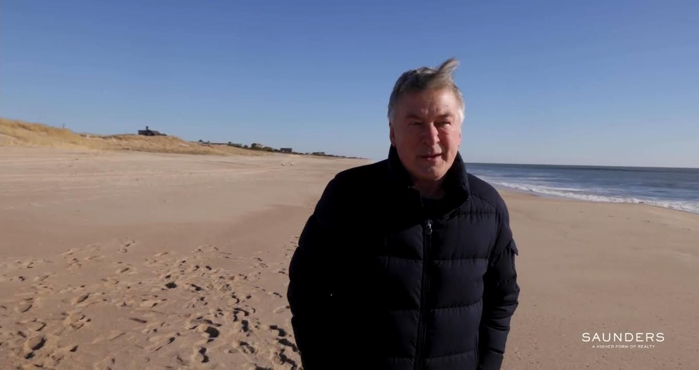 Alec Baldwin in his recent real estate video (Credits: YouTube)