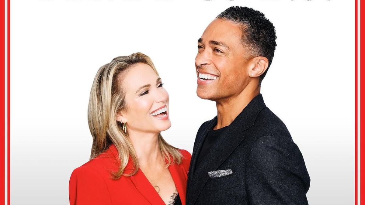 Amy Robach  and T.J. Holmes 
