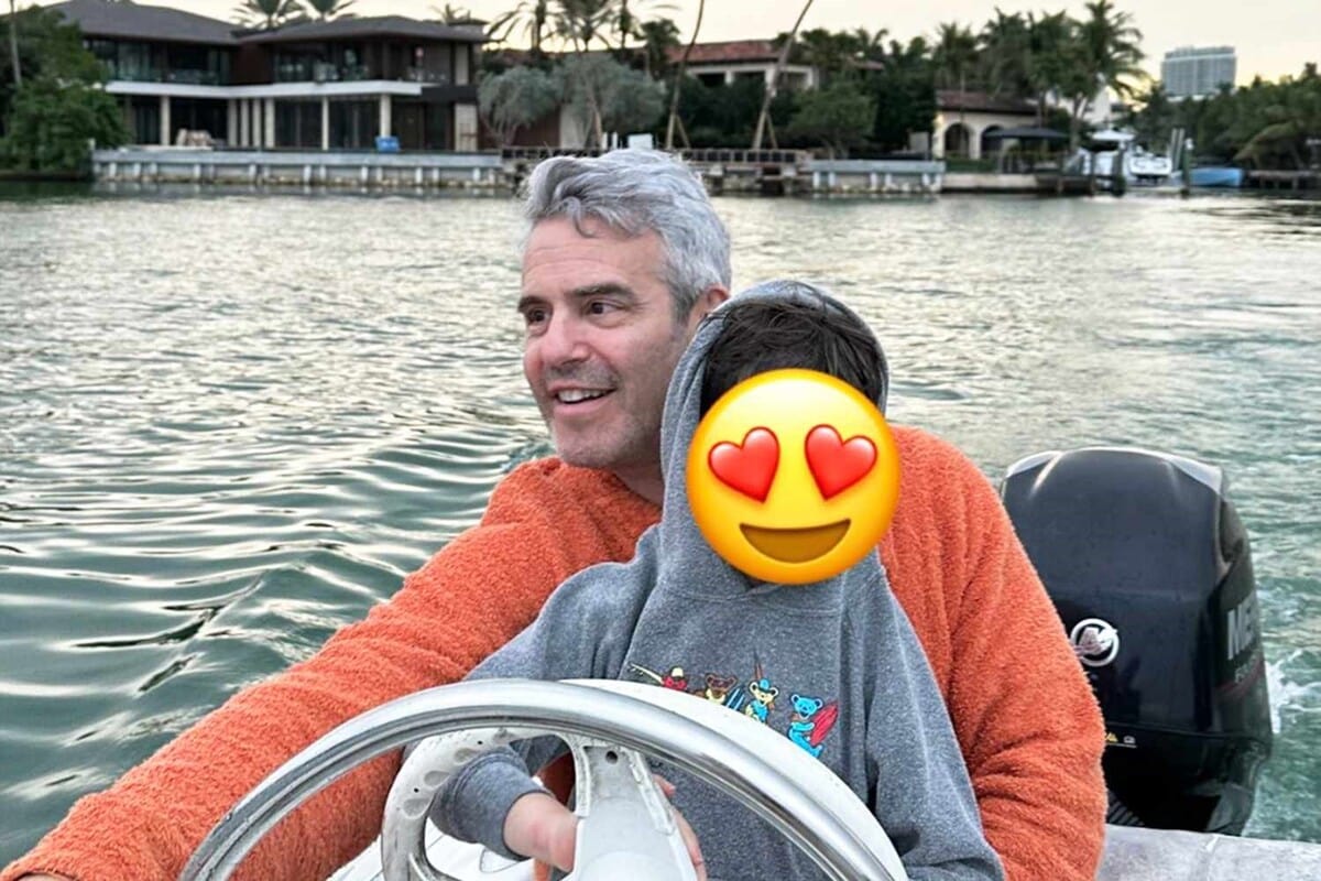 Andy Cohen with son Ben
