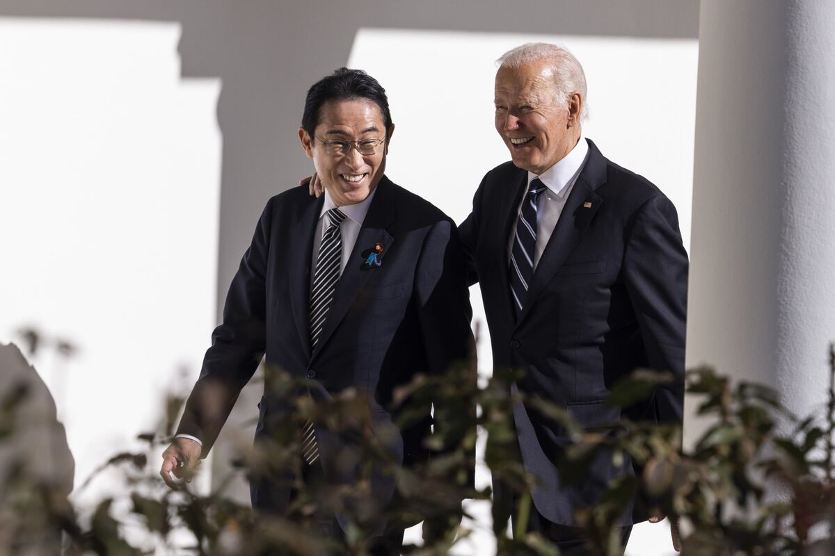 Biden to host Japanese PM Kishida for a visit in April (Credits: Bloomberg)