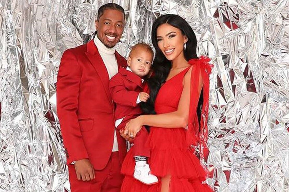 Bre Teisi and Nick Cannon with son Legendary