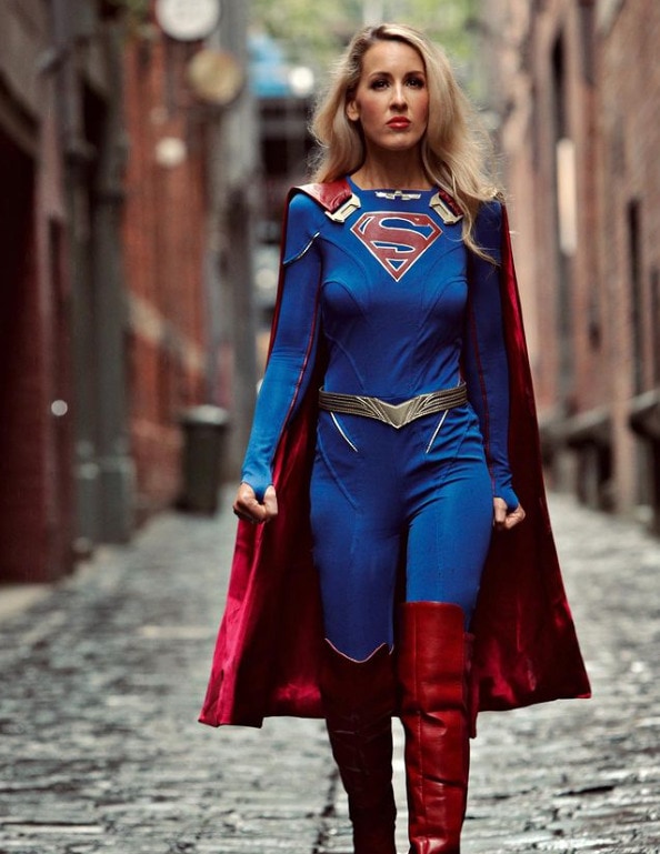 Corrine as Supergirl Costume