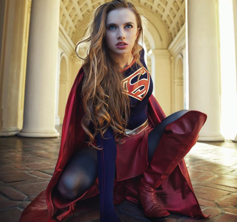 Darth Lexii as Supergirl Cosplay 