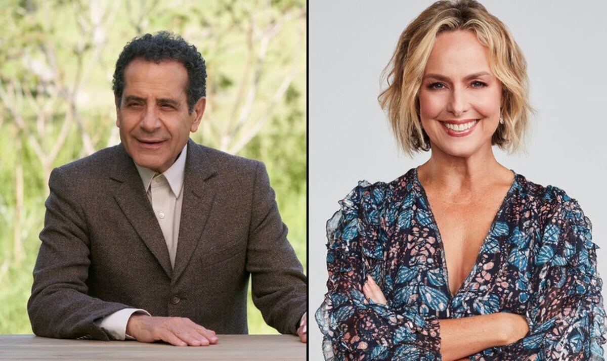 Tony Shalhoub As Adrian Monk And Melora Hardin As Trudy In Monk