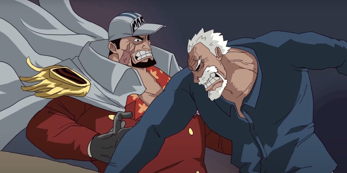 Garp vs Akainu (Credits: Torra TV | YouTube)