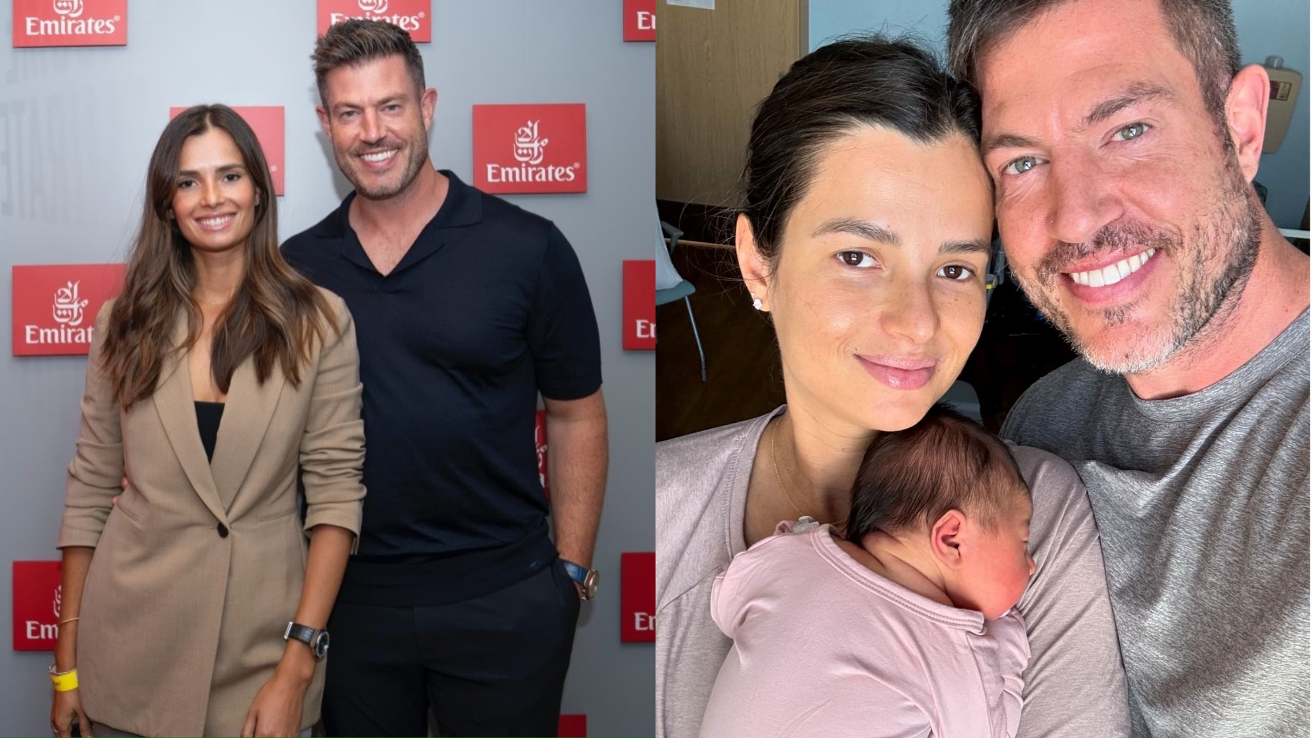 Jesse Palmer and his wife welcomed their first child.