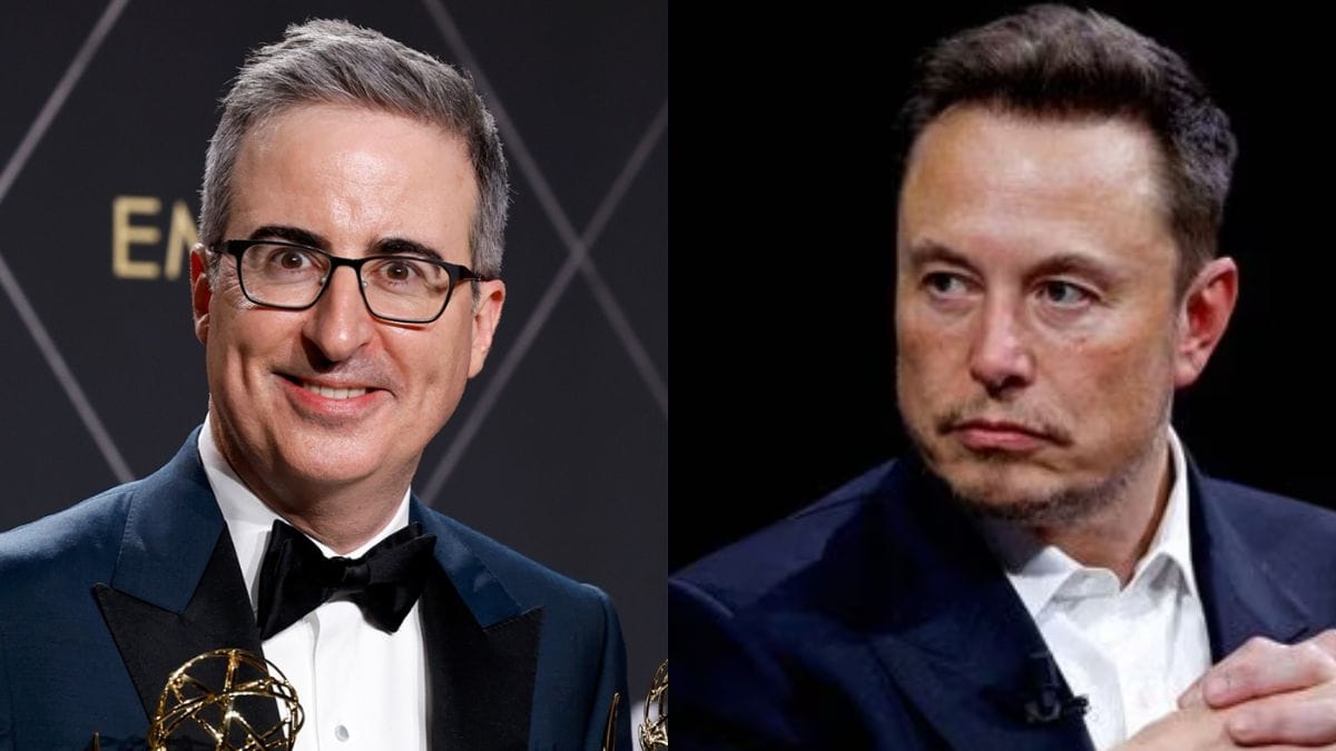 John Oliver and Elon Musk