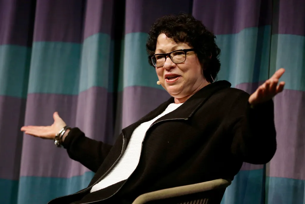 Justice Sotomayor calls the court 'conservative' (Credits: East Bay Times)