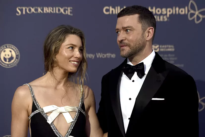 Justin Timberlake and Jessica Beil