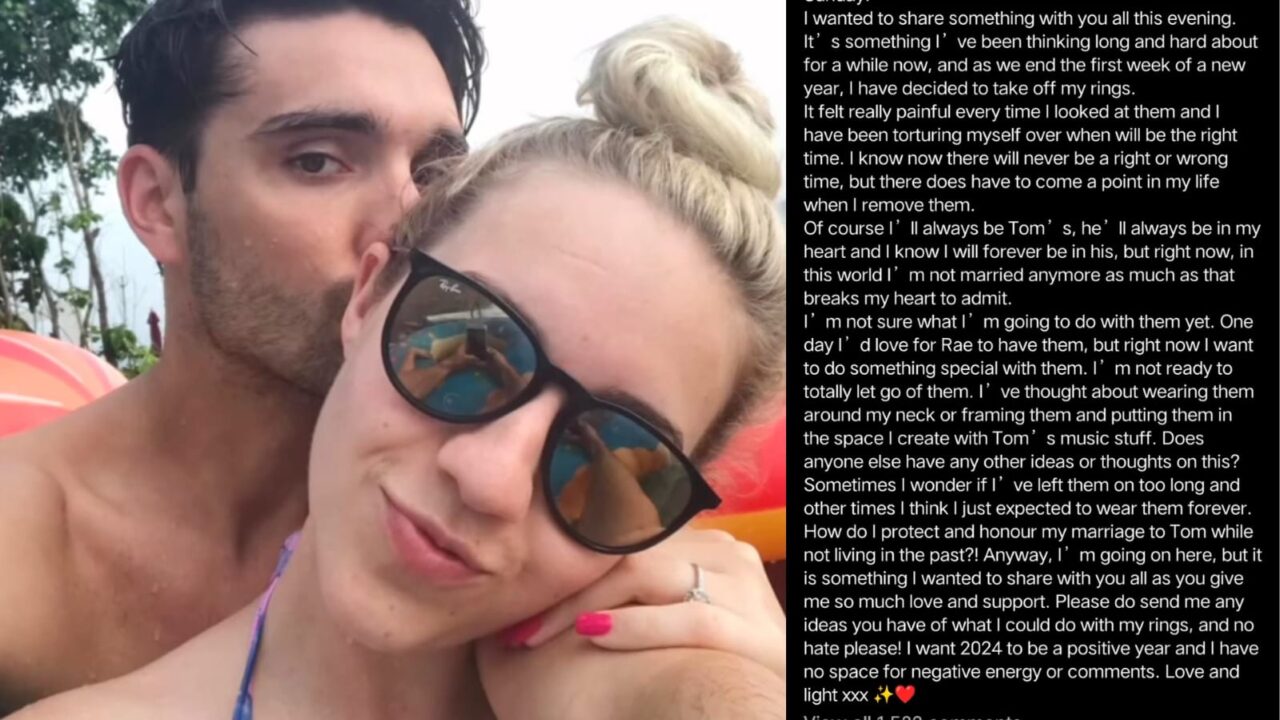 Kelsey Parker shares her decision to take off her wedding ring
