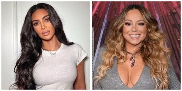 Kim Kardashian was critiqued after following in Mariah Carey's footsteps