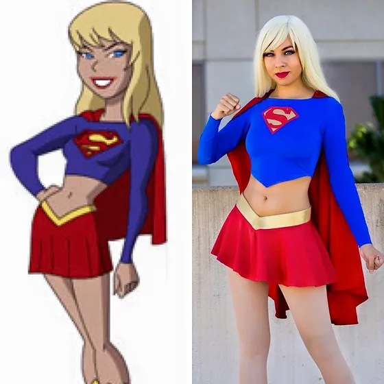 Momo Karniyo as Supergirl cosplay