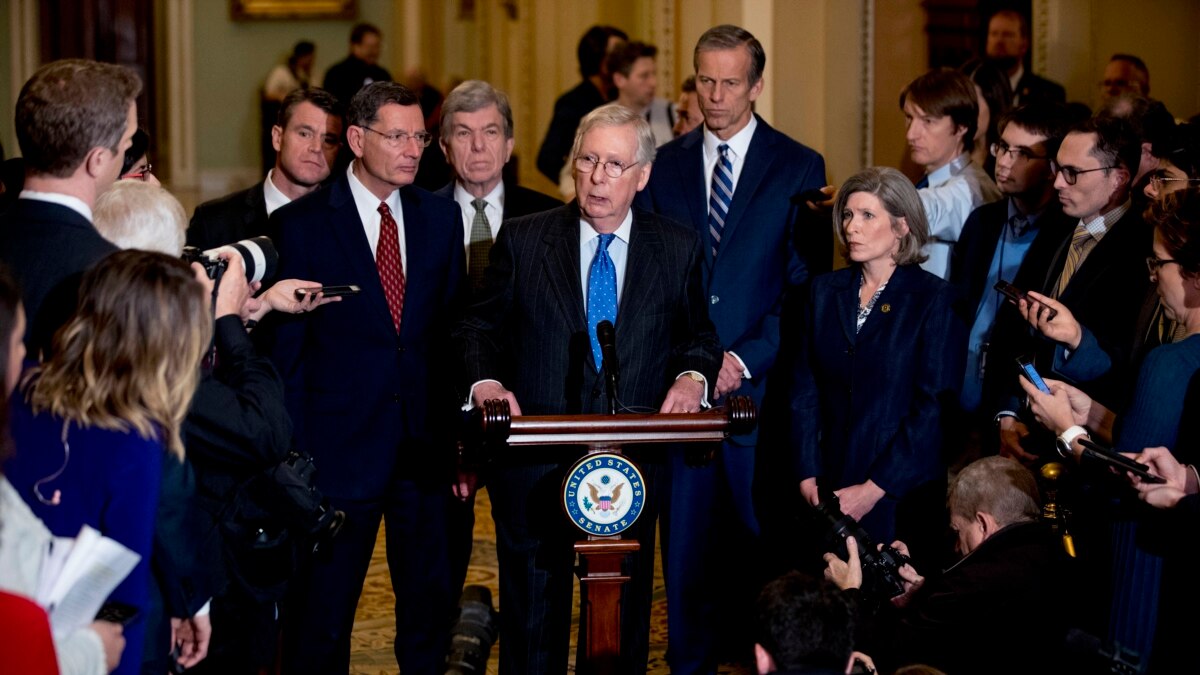 Senate Republican Leader raises concern over aid to Ukraine (Credits: VOA News)