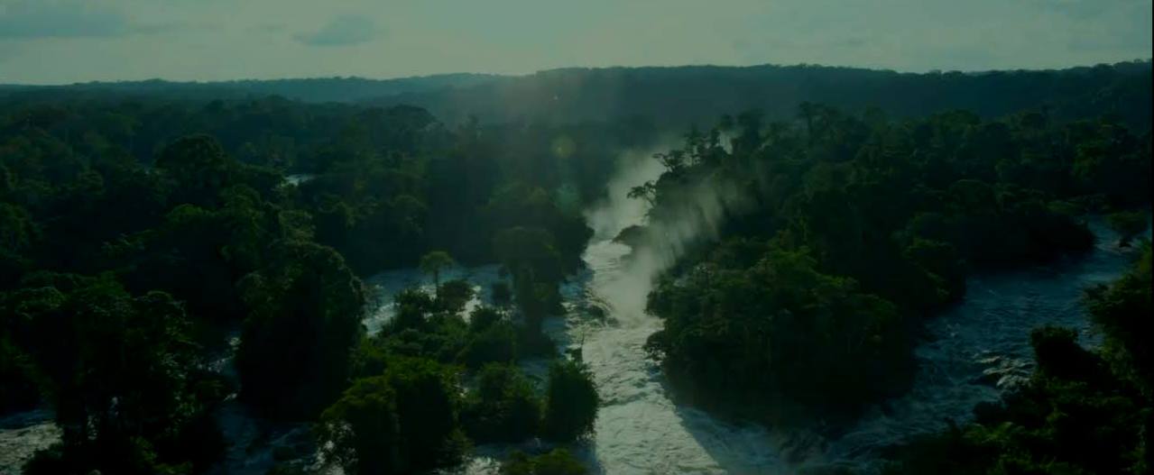 Shots of the jungles in Gabon taken for the film (Credits: Warner Bros.)