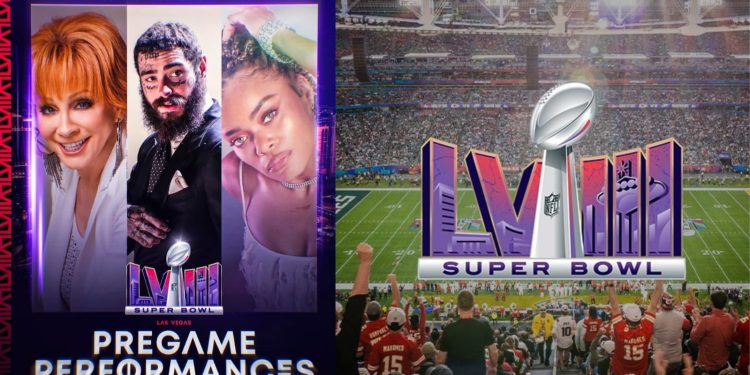 super bowl pregame performers 2025 schedule