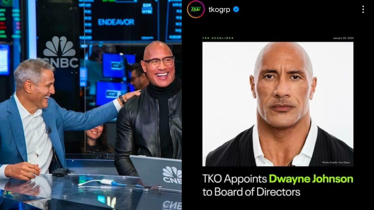 The Rock, joins TKO Group Inc as a board of directors