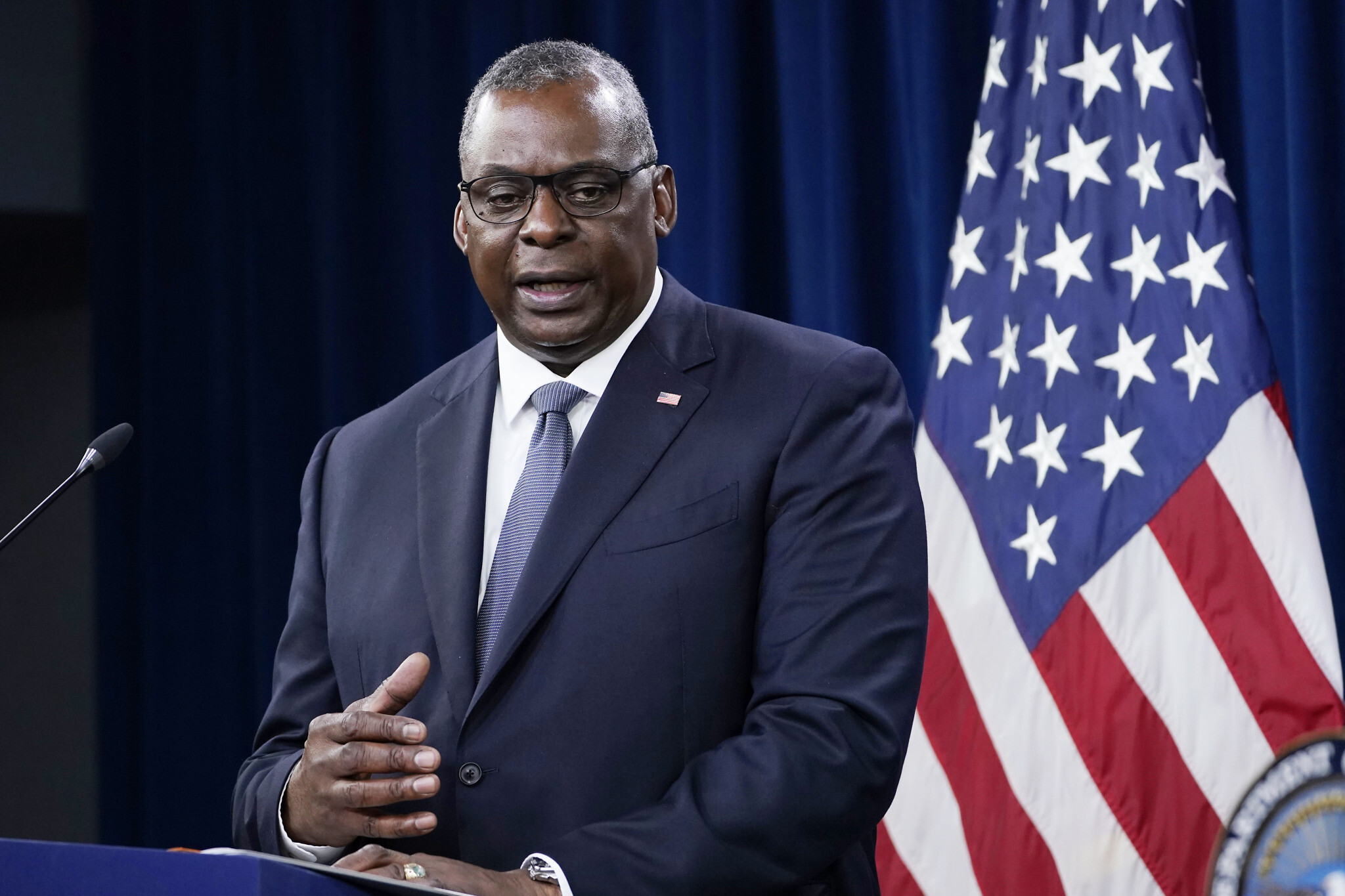 U.S. Defense Secretary Lloyd Austin hopes to avoid war as a response (Credits: The Times of Israel)