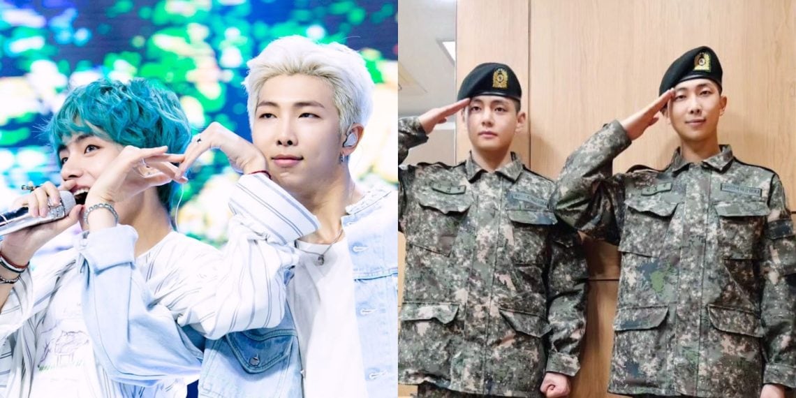 BTS' RM and V