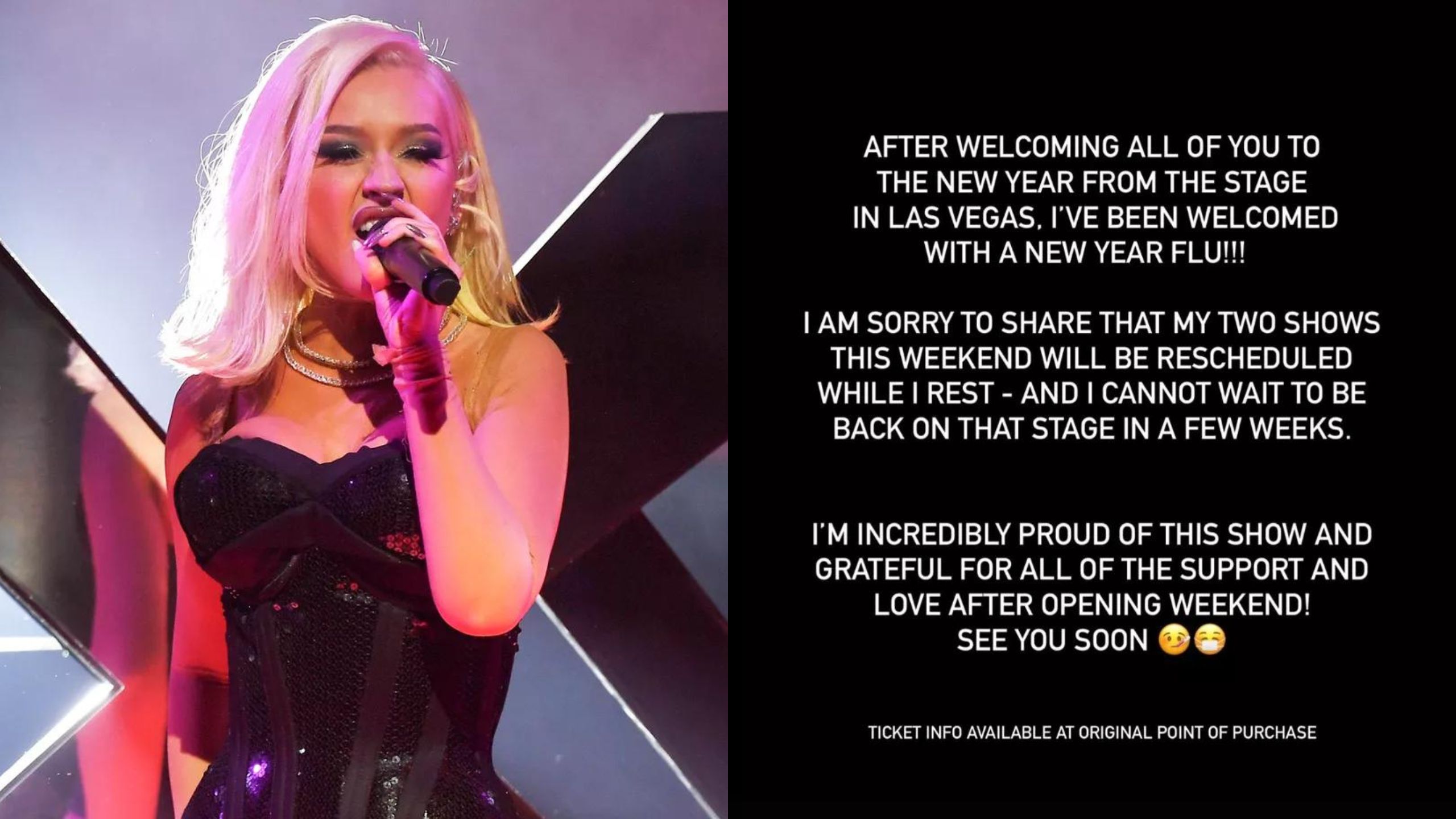 Legendary Singer Christina Aguilera Postpones Las Vegas Shows Due to