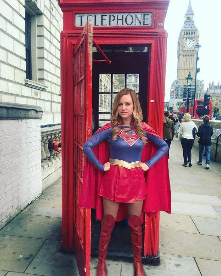 Lindsey McKay Martin as Supergirl Cosplay 