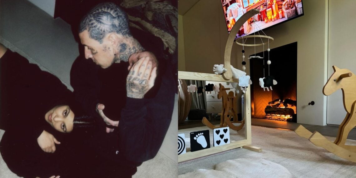 Kourtney Kardashian's Cozy Instagram Posts with Travis Barker and baby Rocky