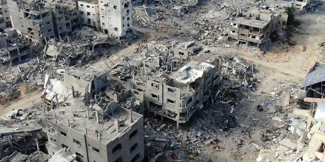 30% Gaza in compete ruin (Credits: WSJ)