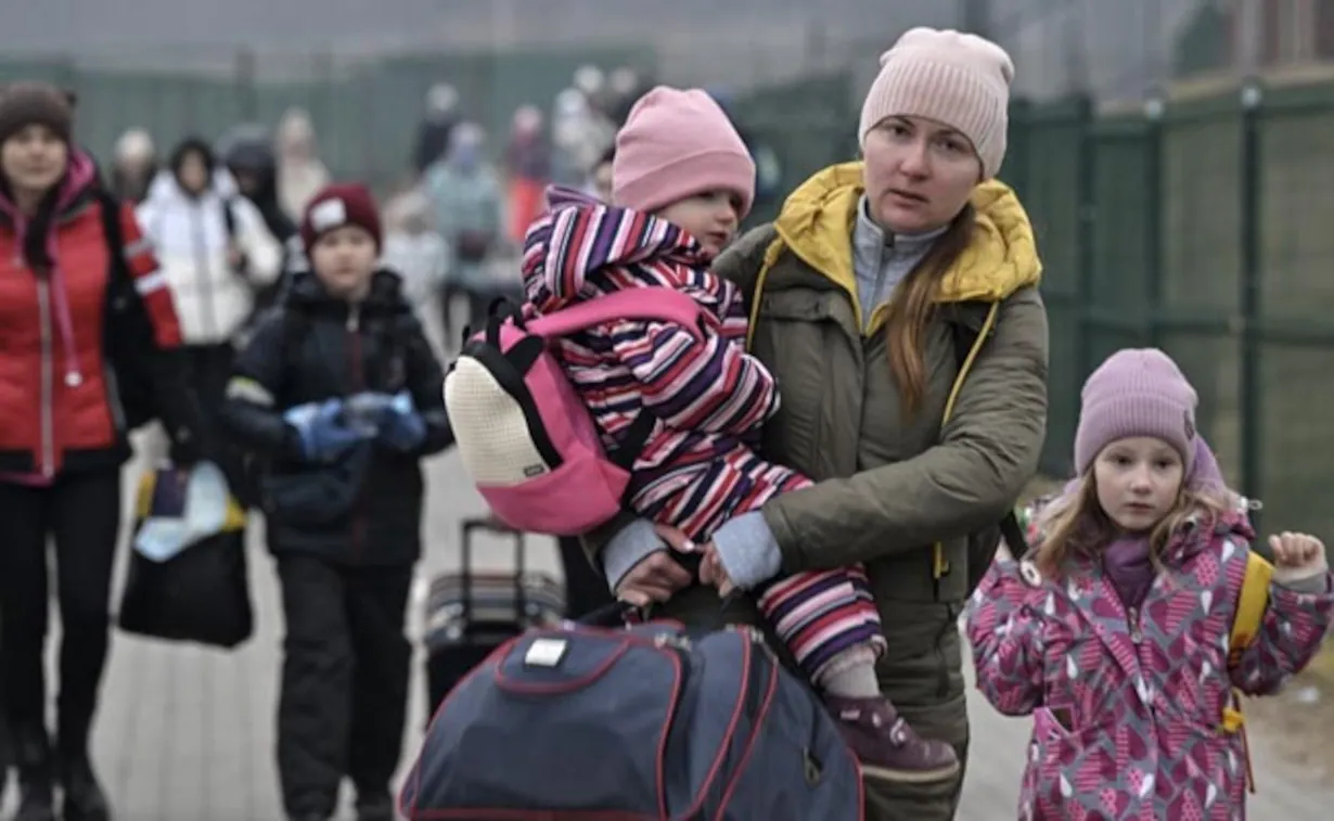 After escaping war, Ukranian refugees struggle with homelessness (Credits: NDTV)