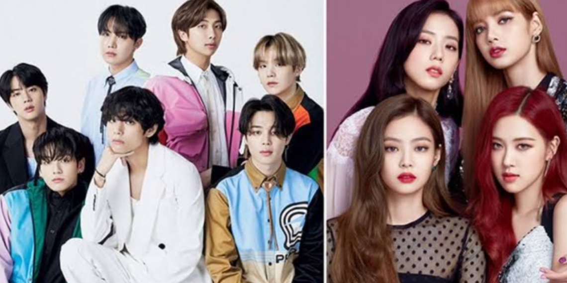 BTS and Blackpink (Credit: allkpop)