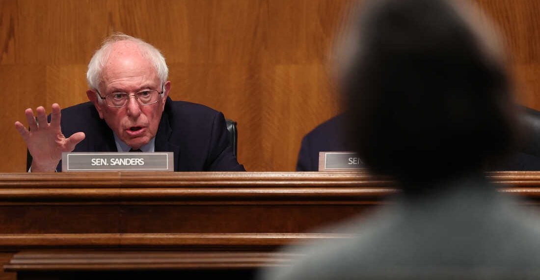 Bernie Sanders calls out the increasing drug prices in the US (Credits: NPR)