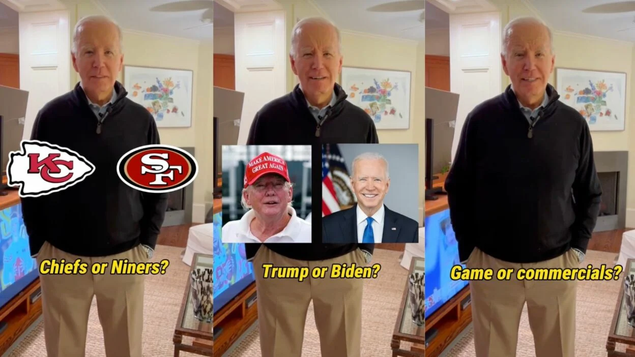 Biden joins Tik Tok with the caption 'lol hey guys' (Credits: Mashable)
