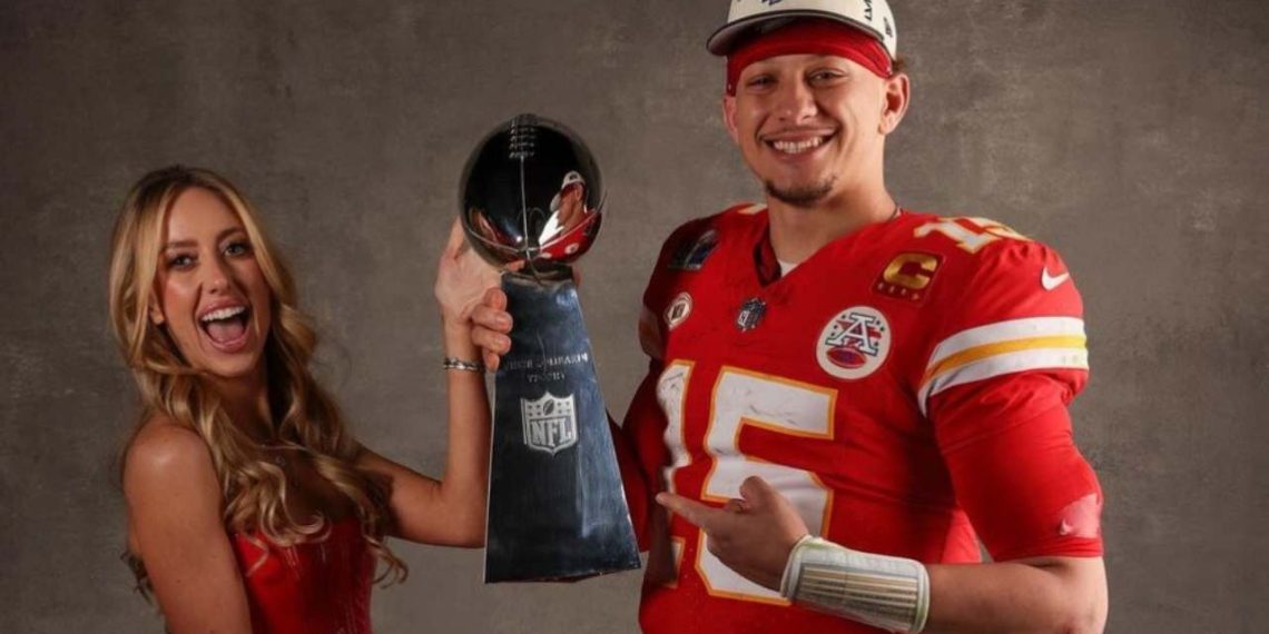 Brittany Mahomes and Patrick Mahomes (Credit: brittanylynne/Instagram)