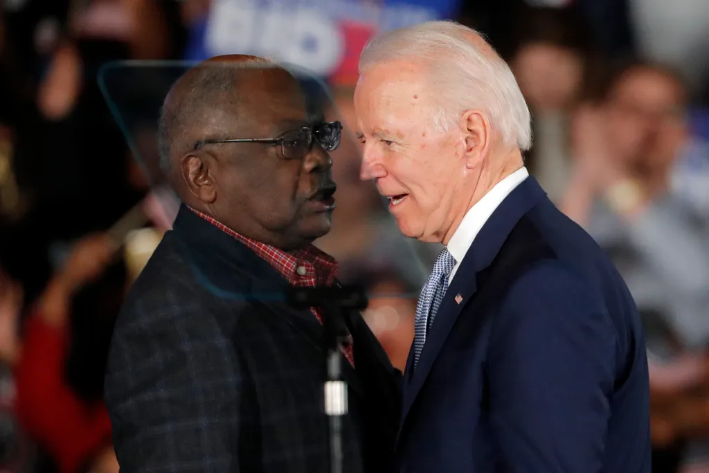 Clyburn urged Biden to counter disinformation and energize voters (Credits: USA Today)