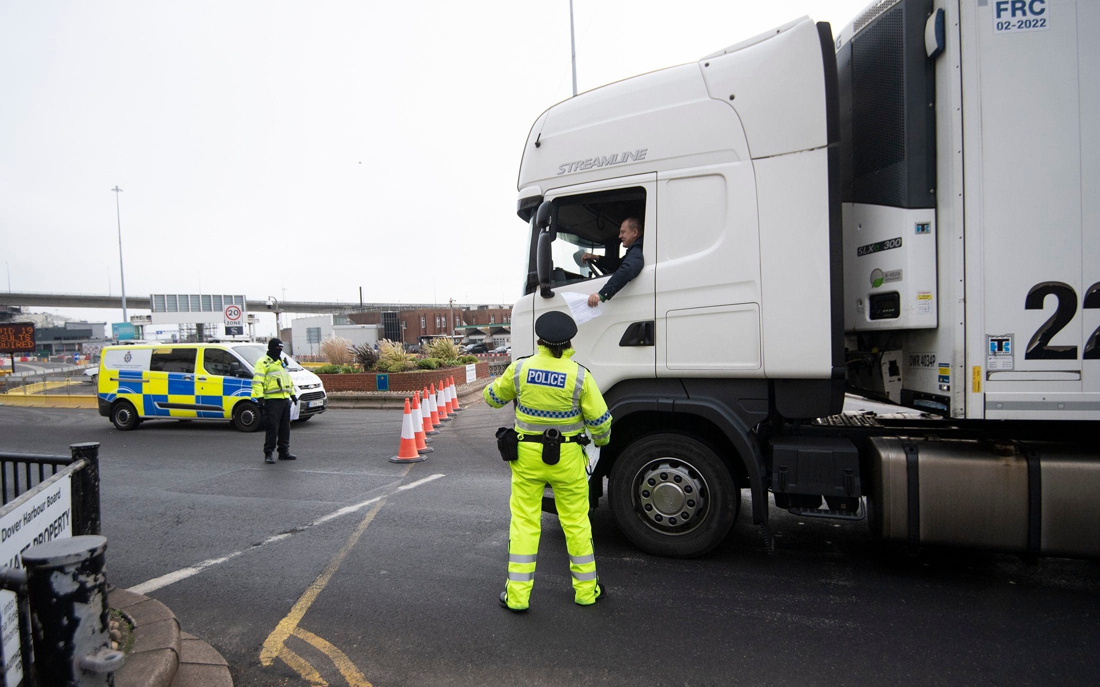 Dover authorities could take legal actions against border check (Credits: The Telegraph)