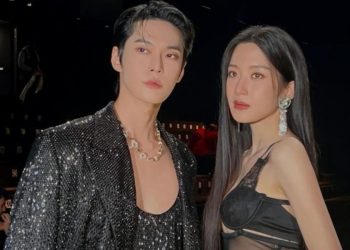 Doyoung and Moon Ga Young shines at D&G showcase (Credits: @nct/Instagram)