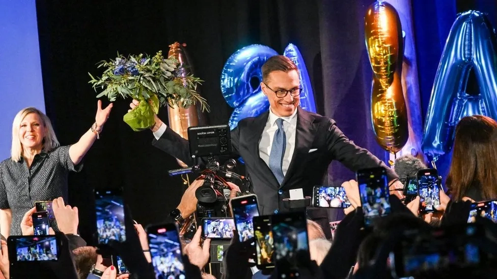 Former prime minister is now the President of Finland (Credits: Koha Ditore)