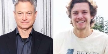 Gary Sinise and his son, Mac (Credit: Entertainment Weekly)