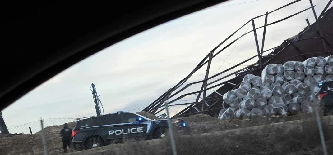 Hangar collapses at Boise airport (Credits: WSIL)