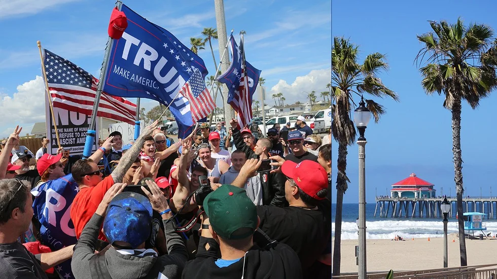 Huntington Beach remains politically divided (Credits: Advocate)