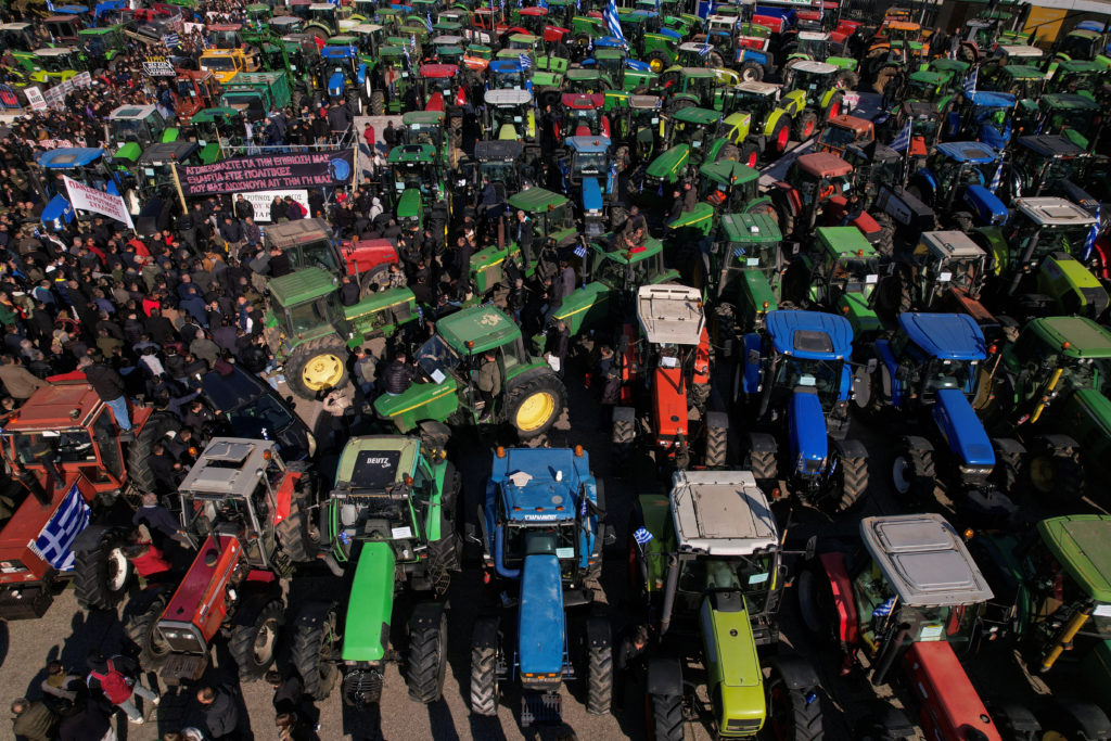 Increasing prices and tax increase force Greek farmers to protest (Credits: PBS)