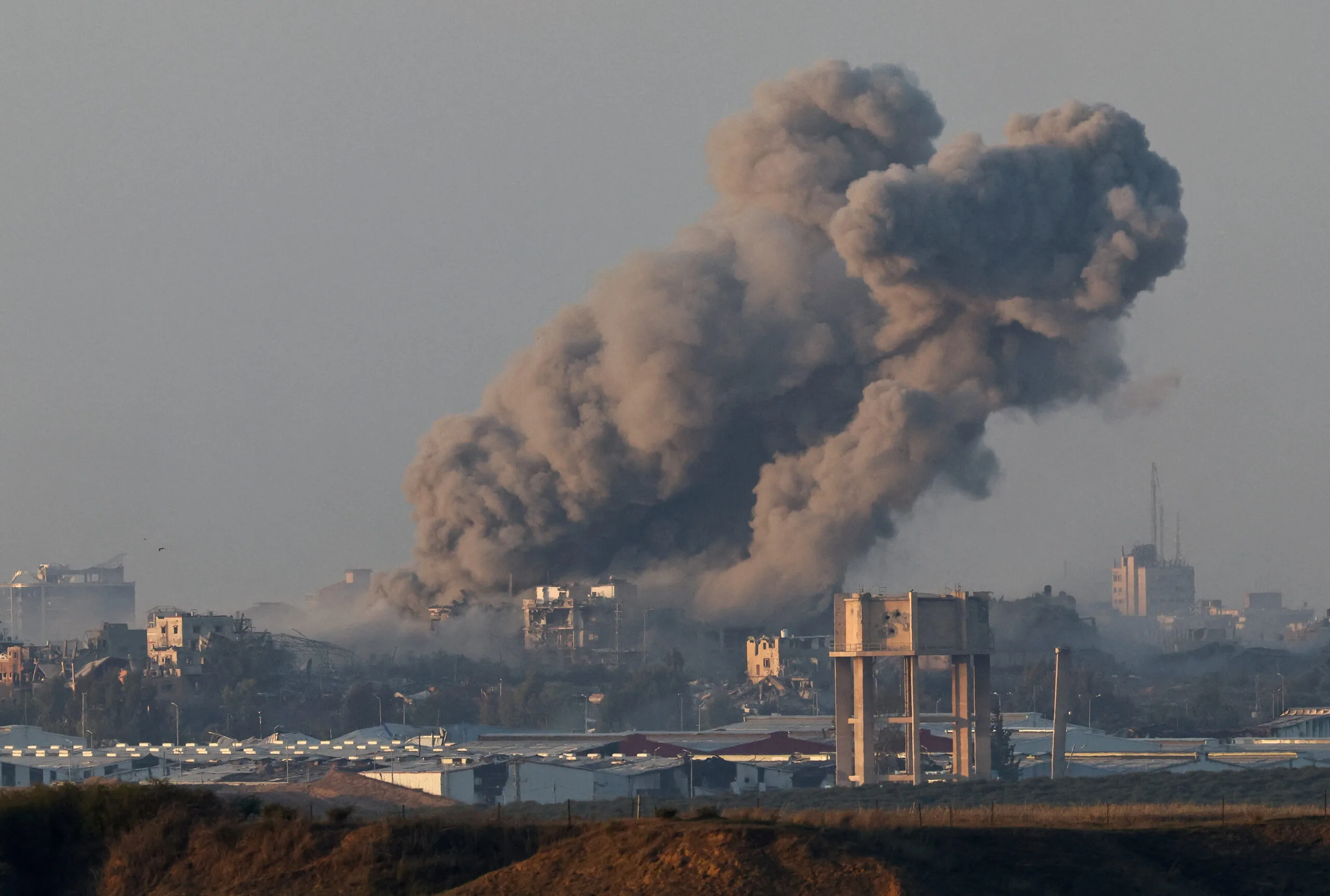 Israel continues attacks in South Gaza (Credits: Rappler)