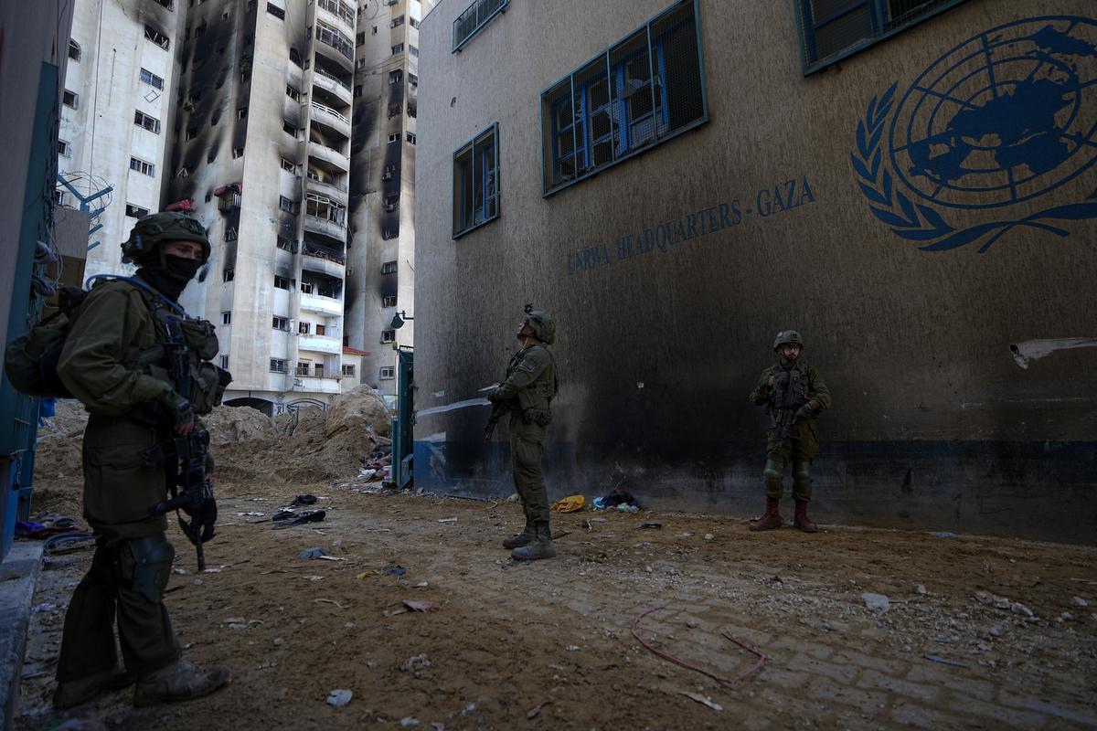 Israeli forces discover Hamas' tunnel in Gaza city (Credits: The Hindu)